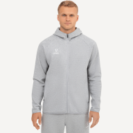 Худи на молнии JOGEL ESSENTIAL Athlete Hooded FZ Jacket, серый - Худи на молнии JOGEL ESSENTIAL Athlete Hooded FZ Jacket, серый