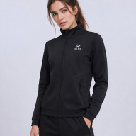 Спортивный костюм KELME Women's Knitted Jacket Suit Black - Спортивный костюм KELME Women's Knitted Jacket Suit Black