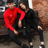 Спортивный костюм KELME Women's Knitted Jacket Suit Black - Спортивный костюм KELME Women's Knitted Jacket Suit Black