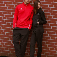 Спортивный костюм KELME Women's Knitted Jacket Suit Black - Спортивный костюм KELME Women's Knitted Jacket Suit Black