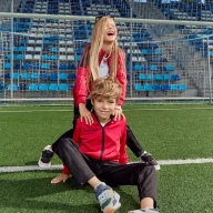 Детский спортивный костюм KELME Tracksuit (Red/Black) - Детский спортивный костюм KELME Tracksuit (Red/Black)