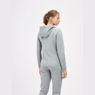Худи на молнии женское JOGEL ESSENTIAL Athlete Hooded FZ Jacket W, серый - Худи на молнии женское JOGEL ESSENTIAL Athlete Hooded FZ Jacket W, серый