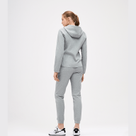 Худи на молнии женское JOGEL ESSENTIAL Athlete Hooded FZ Jacket W, серый - Худи на молнии женское JOGEL ESSENTIAL Athlete Hooded FZ Jacket W, серый