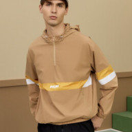 Анорак KELME Woven Half Cardigan Coat Brown - Анорак KELME Woven Half Cardigan Coat Brown