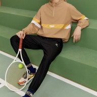 Анорак KELME Woven Half Cardigan Coat Brown - Анорак KELME Woven Half Cardigan Coat Brown