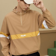 Анорак KELME Woven Half Cardigan Coat Brown - Анорак KELME Woven Half Cardigan Coat Brown