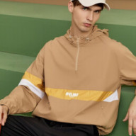 Анорак KELME Woven Half Cardigan Coat Brown - Анорак KELME Woven Half Cardigan Coat Brown